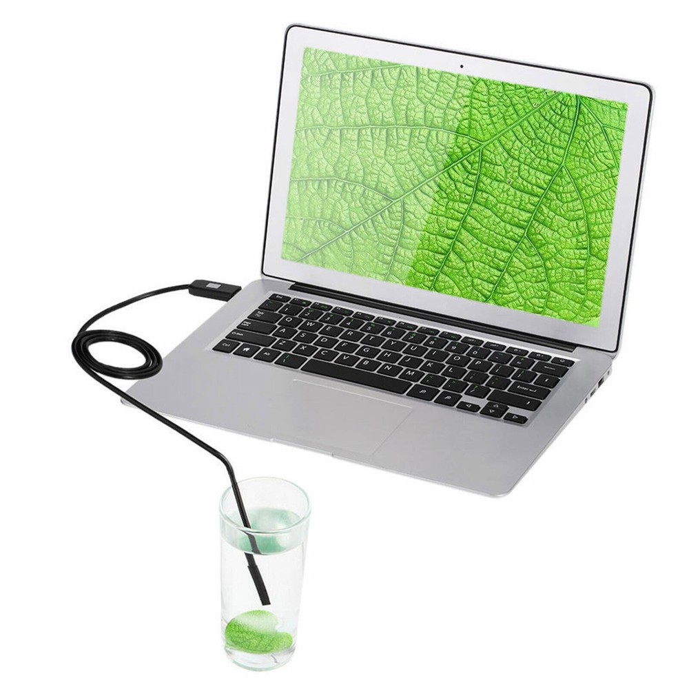 6LED Snake Endoscope Borescope 7mm HD Inspection Camera Scope for Android/PC MAC