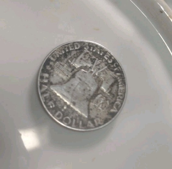 1954 Silver Half Dollar Benjamin Franklin Great Condition