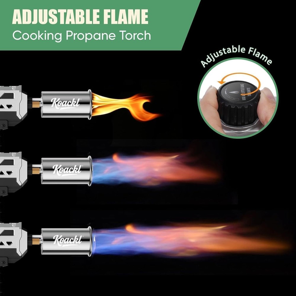 Certified Powerful Propane Torch Gun with Adjustable Flame Control