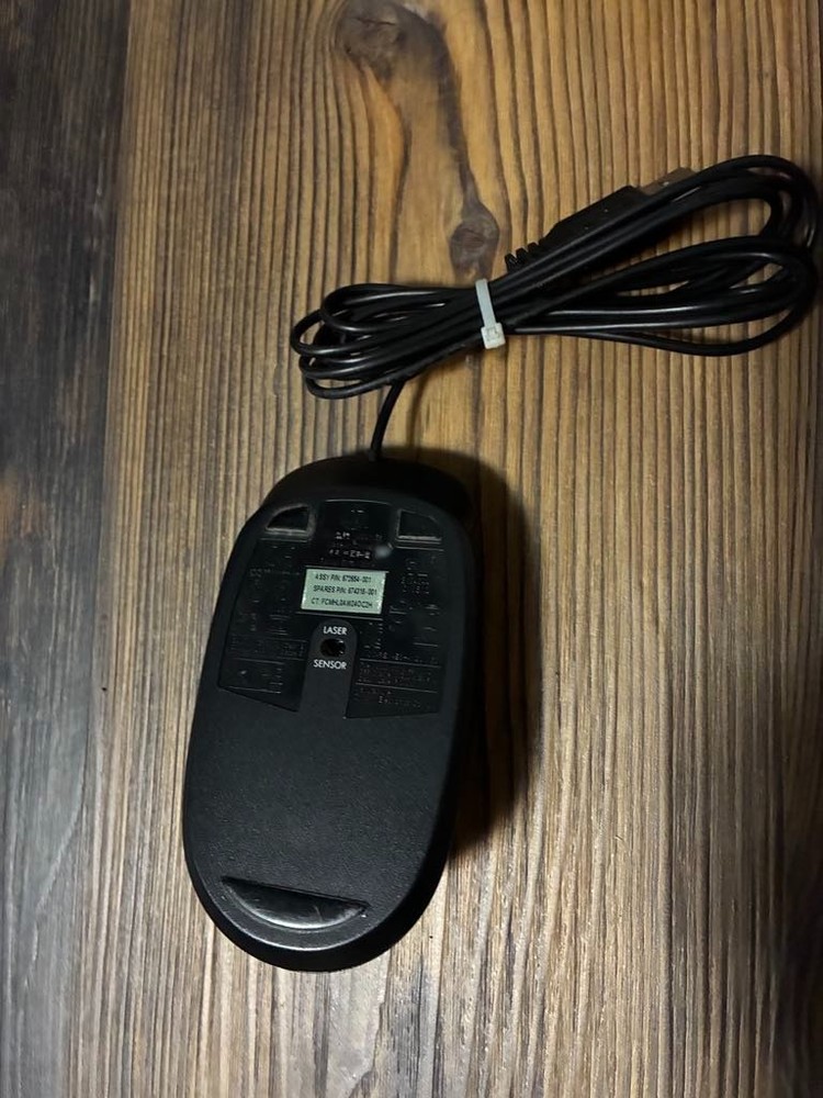 Hewlett Packard Laser Sensor 3 Button Scroll USB Mouse Great Condition