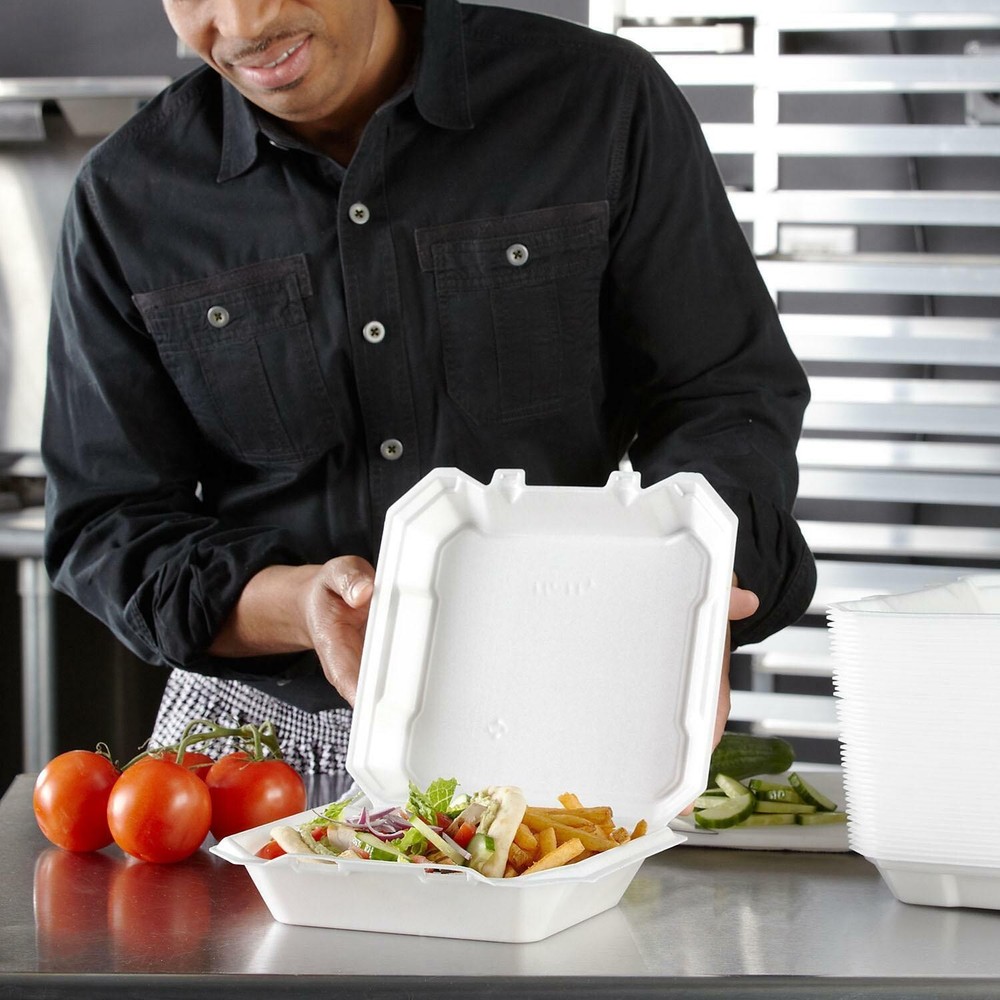 Hefty Supreme Foam Hinged Lid Container, 1-Compartment (125 ct.) *FREE Shipping*