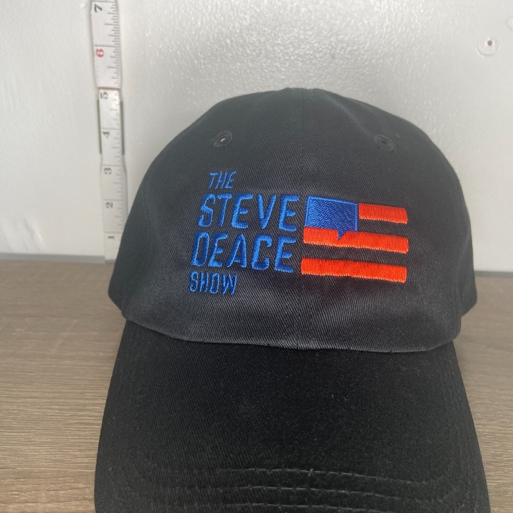 The Steve Deace Show Hat Cap Strap Back One Size Black Mens Adjustable Elevate
