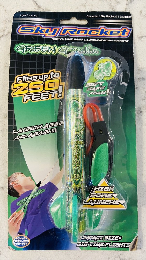 Sky Rocket Green Gremlin Rocket. 250 Feet.  New