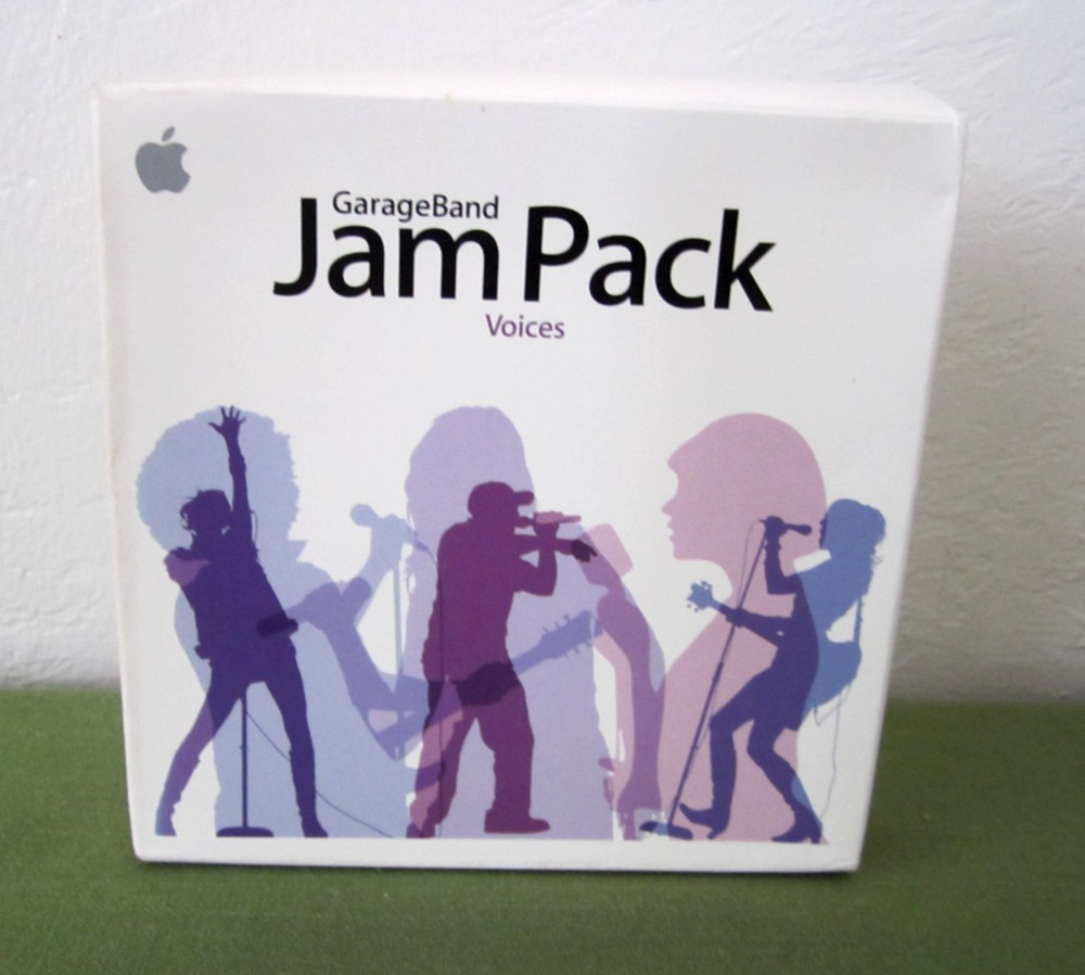 Apple GarageBand Jam Pack Voices One Install Disc
