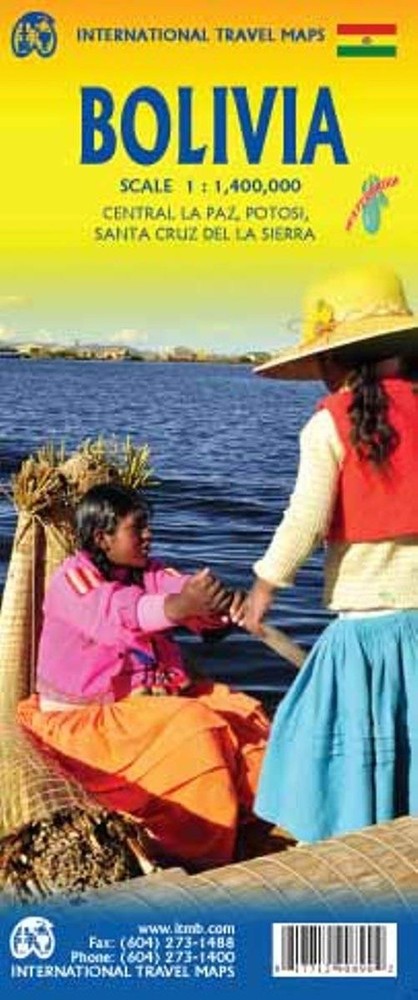 Bolivia Travel Reference Map 6th Ed.(Waterproof)