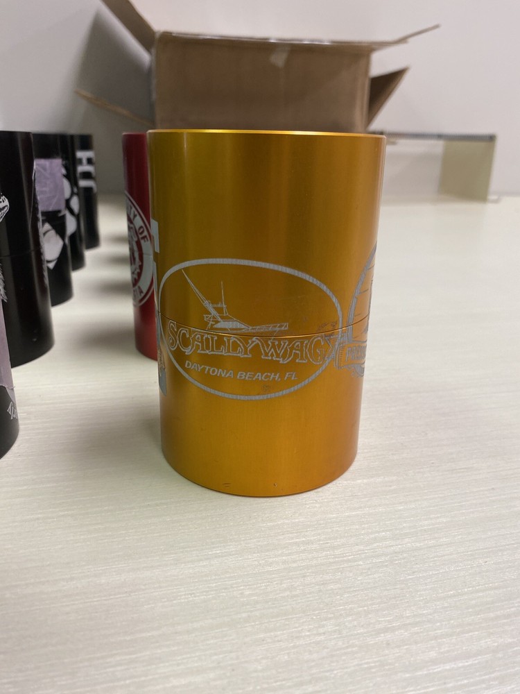 Lasered Ice Presses / Scrap Aluminum. Functioning Ice Presses With Laser Etching