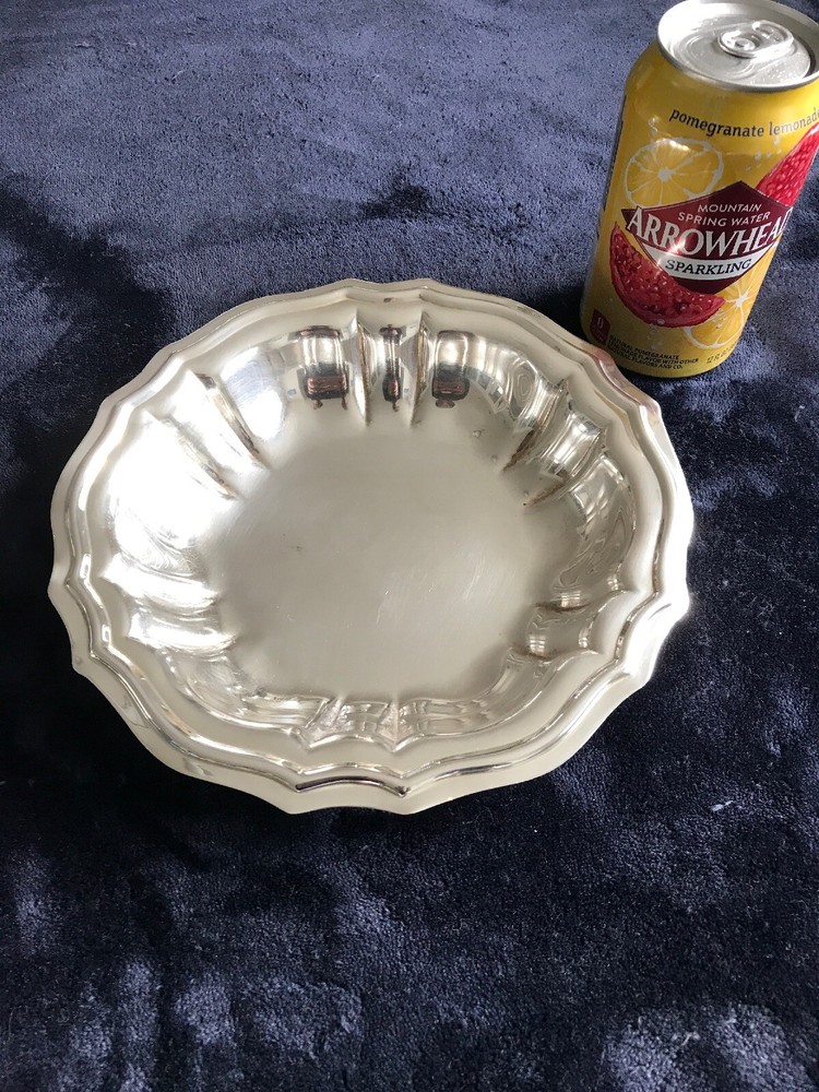 Antique 800 Silver Bowl Made In Italy