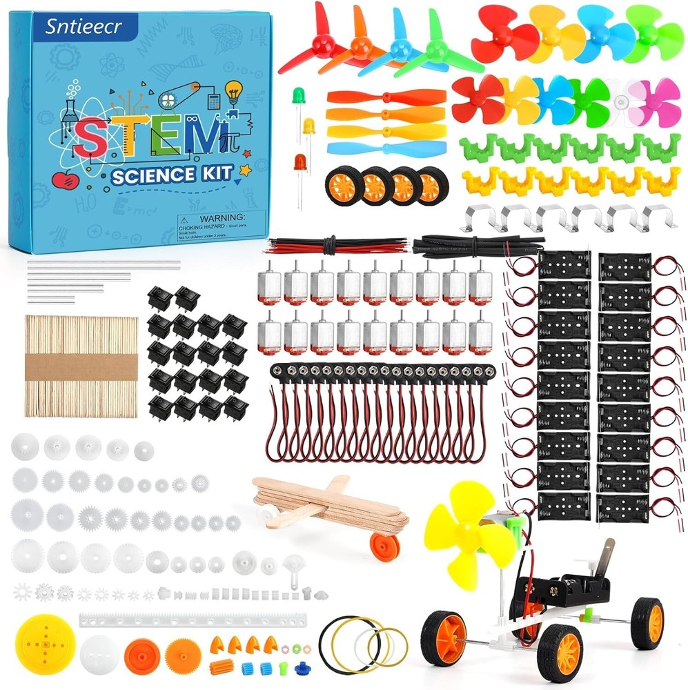 Complete 276PCS Electric Circuit Kit - High-Speed Motor & Versatile Components