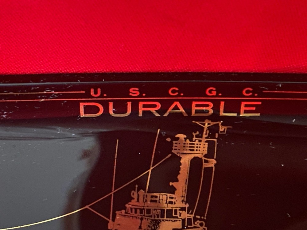 US Coast Guard Cutter Durable Glass Ash Tray