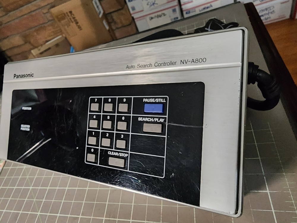 📲Panasonic NV-A800 Auto Search Controller⚡COMPLETE -Used -VINTAGE⭐Rare & HTF