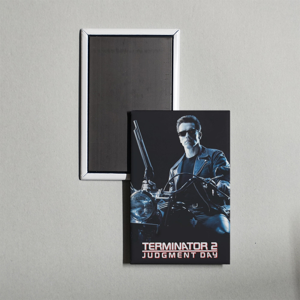 Terminator 2 Judgment Day Mini Movie Poster Fridge Locker Magnet