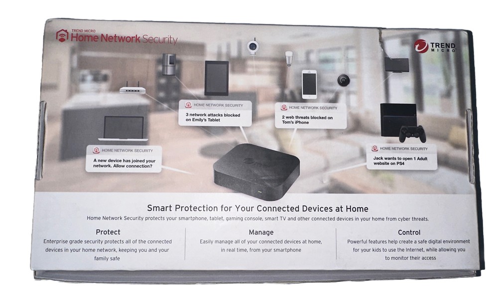 Trend Micro Home Network Security Station Firewall WiFi Privacy Protection OEM