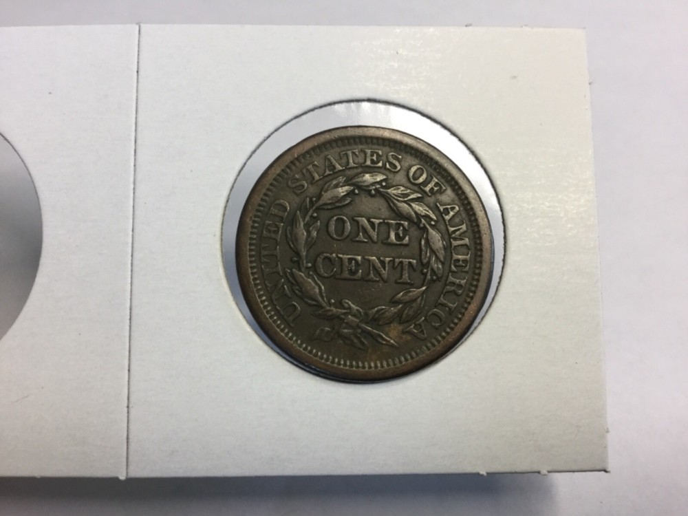 1850 Large Cent almost uncirculated