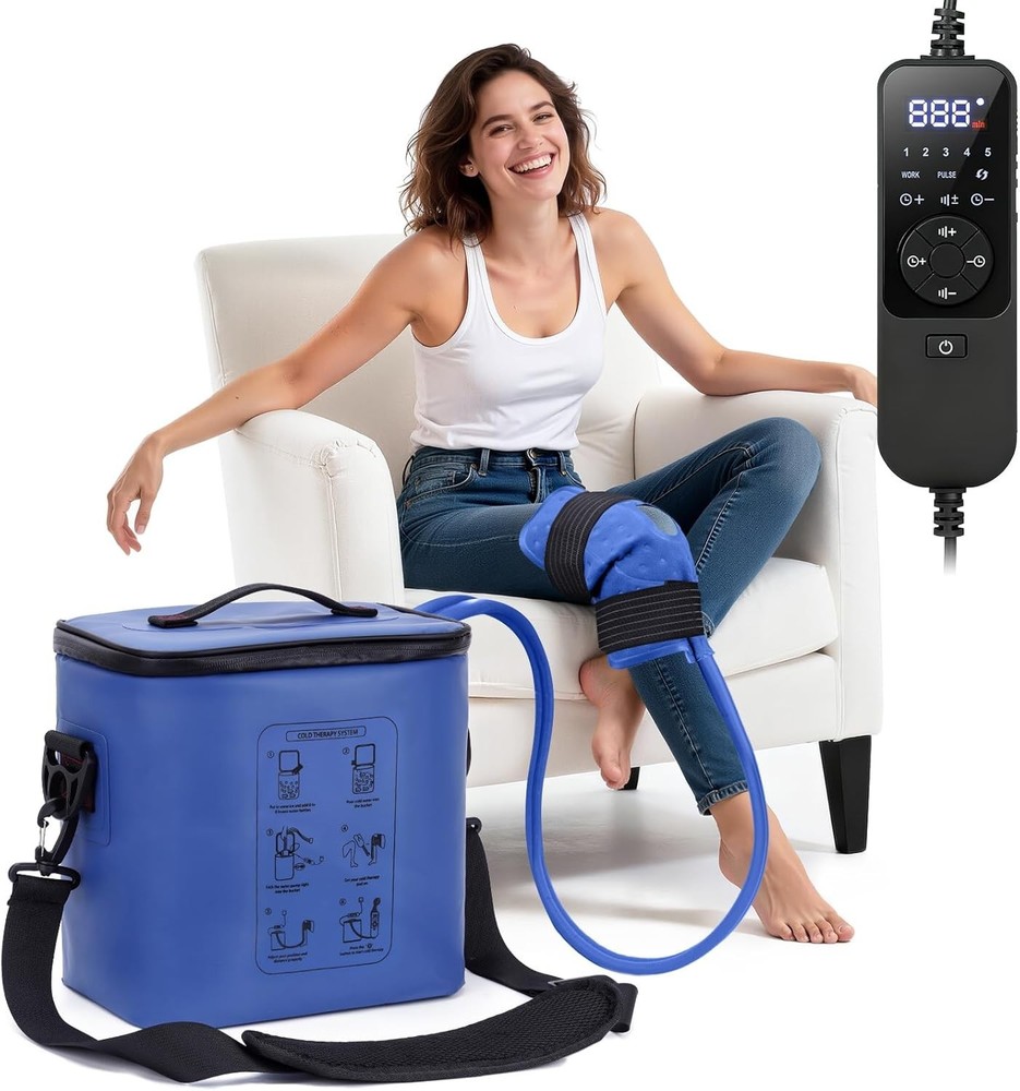 Cold Therapy Machine - Programmable Ice Machine for Knee After Surgery Portable