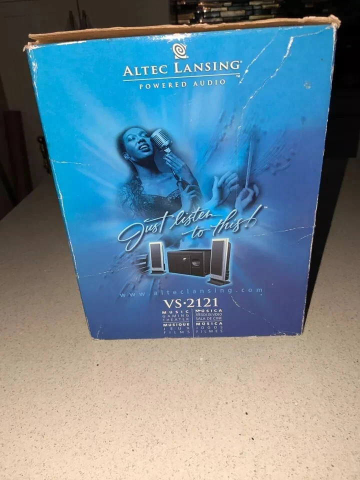 Open Box-Altec Lansing VS2121 Powered Audio System Computer 2.1 Stereo System