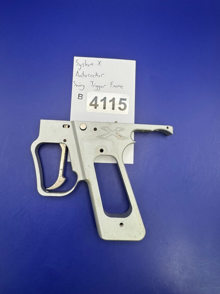 System X Autococker Swing Trigger Paintball Marker Frame-Silver