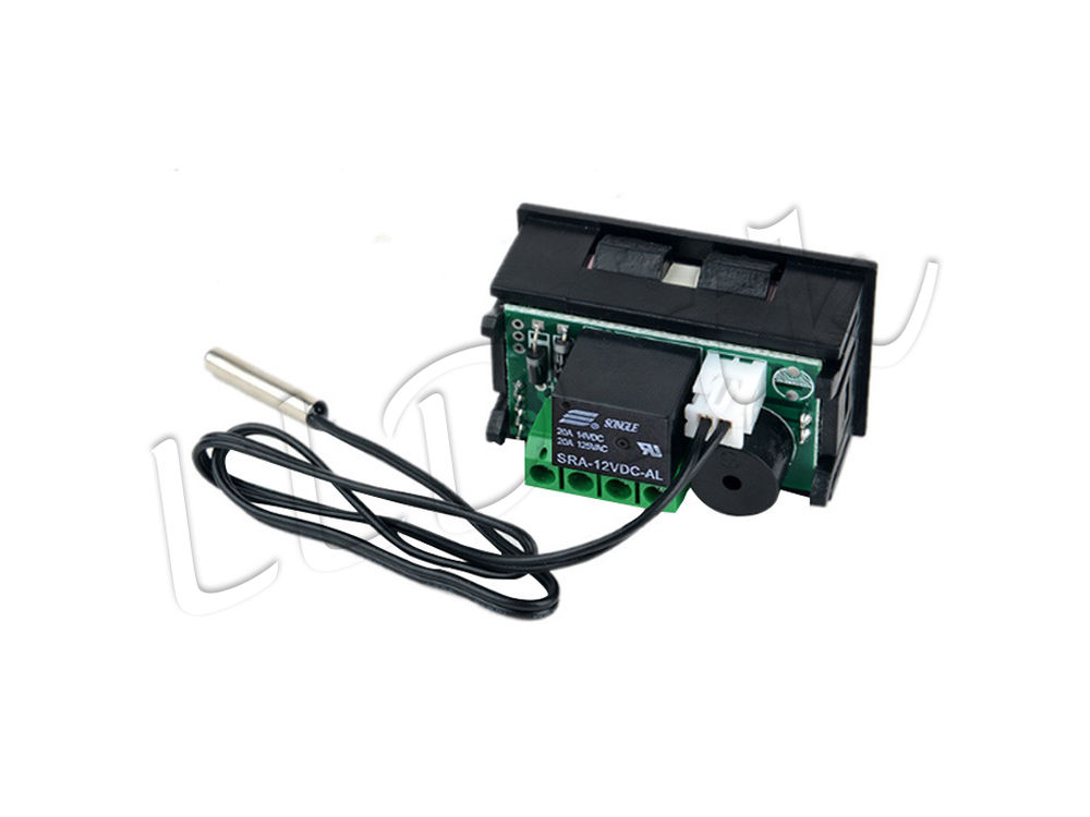 2 Pcs 12V Thermostat Controller Switch Temperature Sensor Digital Microcomputer