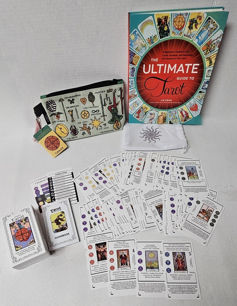 Tarot CARD Set, The Ultimate Guide to TAROT, Classic Training, Pouch & Bag
