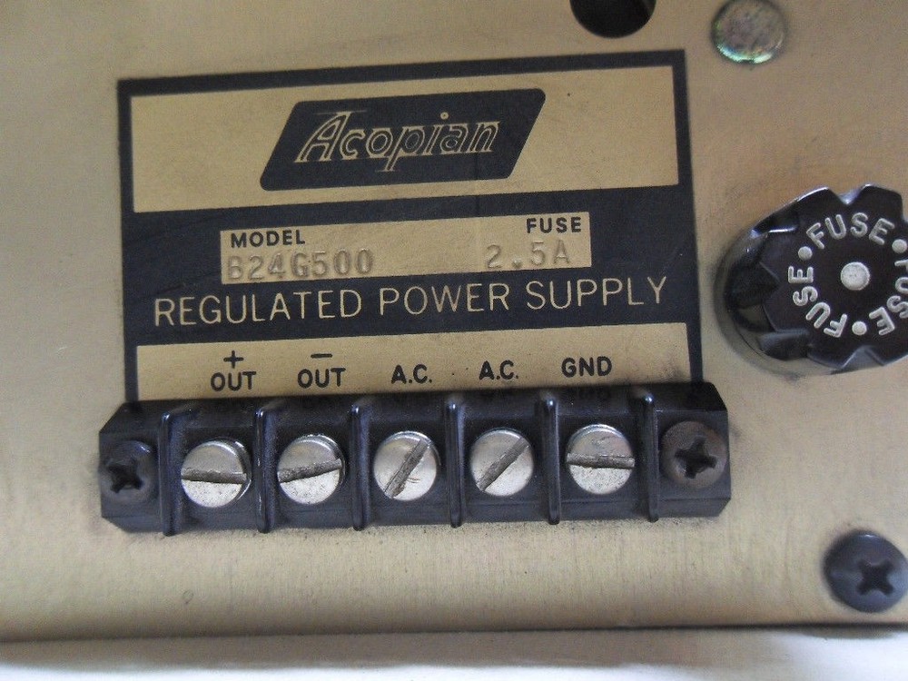 1 ACOPIAN B246500 POWER SUPPLY
