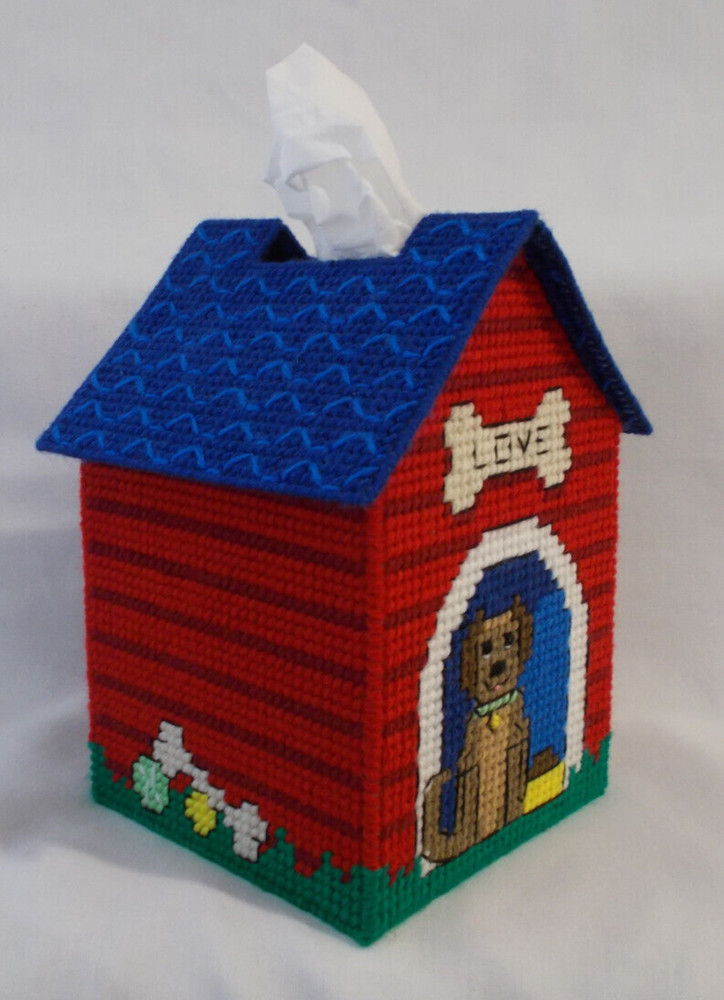 Handmade Plastic Canvas Tissue Boxes, Group 3 (Toppers/Covers)