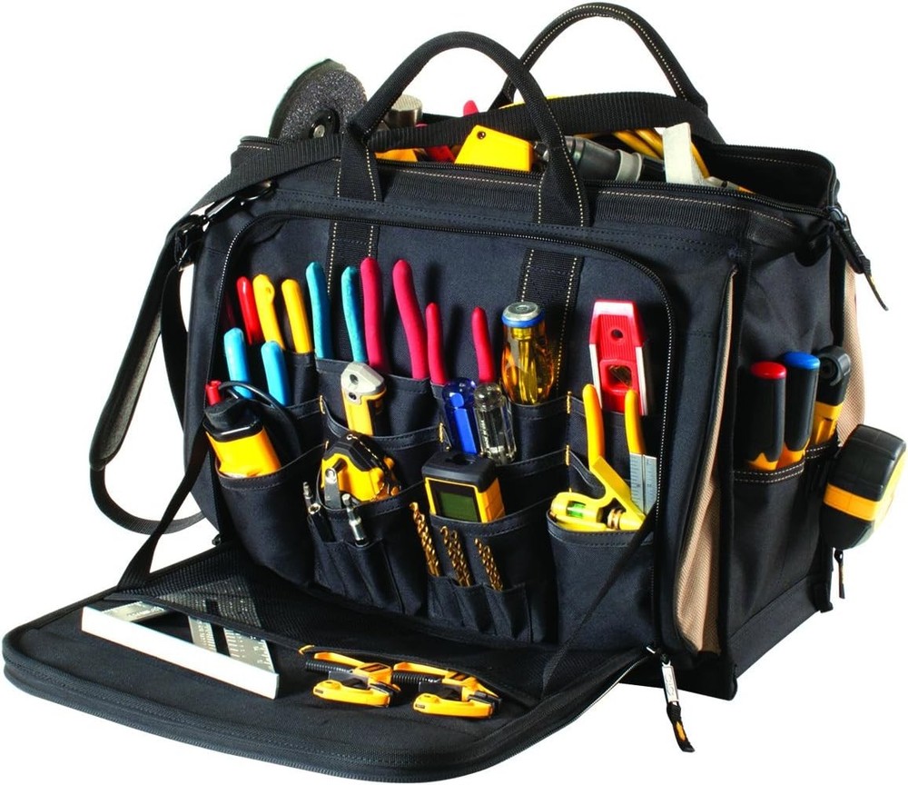 Multi-Compartment 50 Pocket Tool Bag
