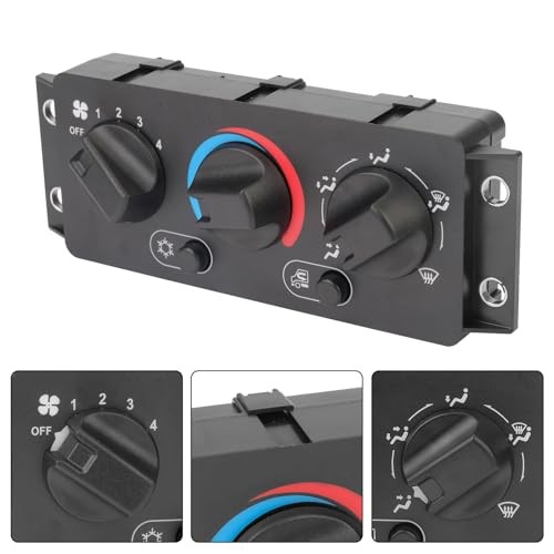 Front Climate Control Module Heater A/C Air Conditioning Panel Unit,