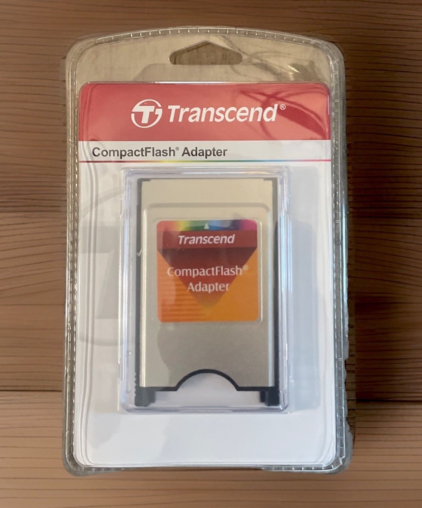 Transcend CompactFlash Adapter TSOMCF2PC NEW in sealed package