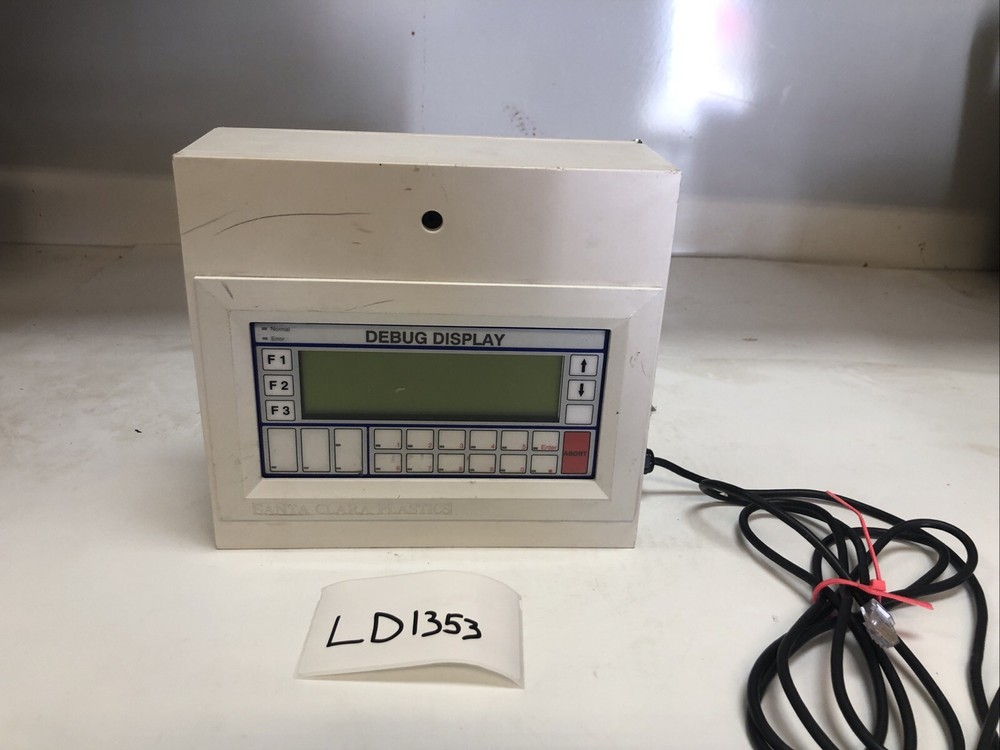 1 Used Santa Clara Plastics 3270091G SCP MCS Debug Controller Display Module