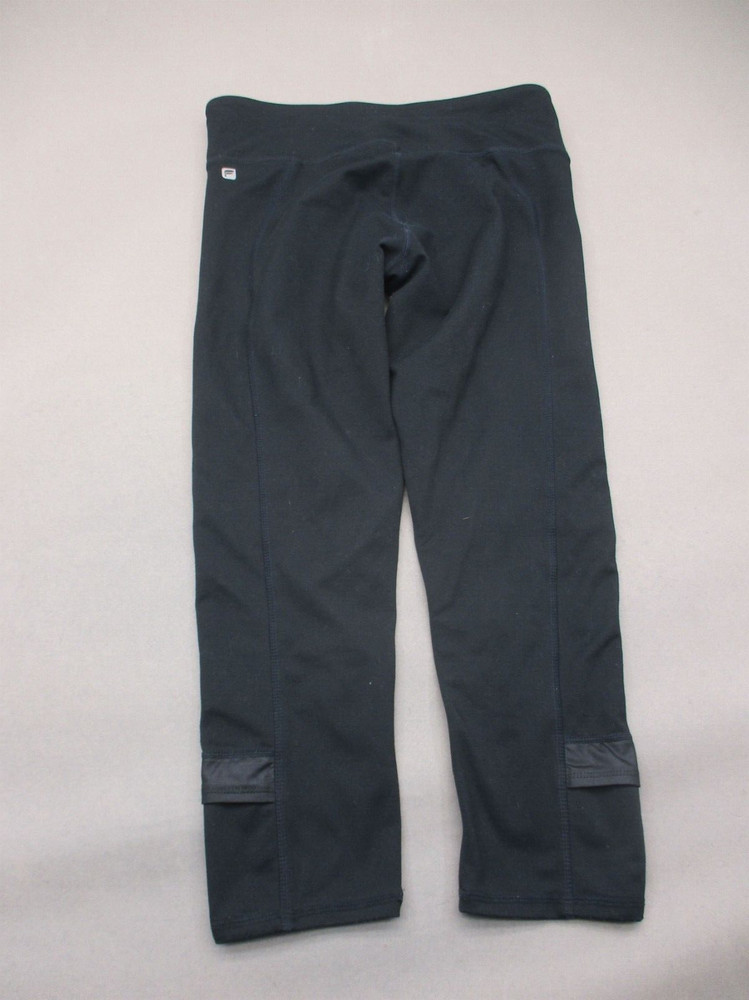 Fabletics Size S Womens BLK Patch Stretch Pull On Athletic Cropped Leggings 871