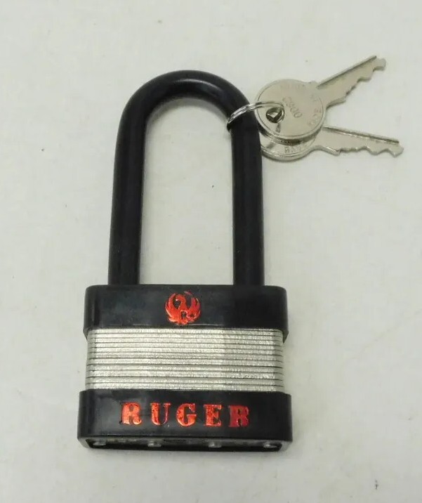 Ruger Padlock/ Gun Lock Safety and Key