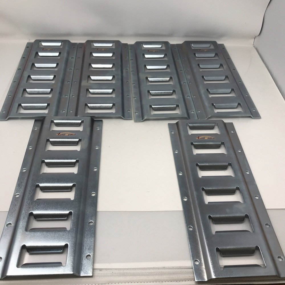 4utoHydra E Track Tiedown Anchor Rails - 1 ft /6 Pack No Screws No Straps