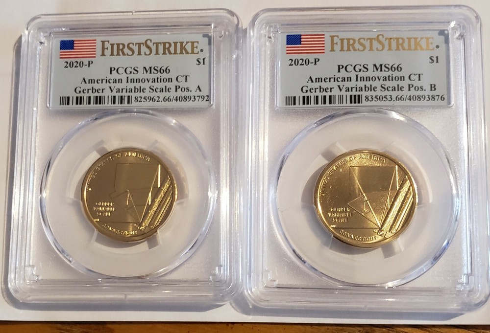 2020 P American Innovation Gerber Variable Scale FS Pos A & B PCGS MS66