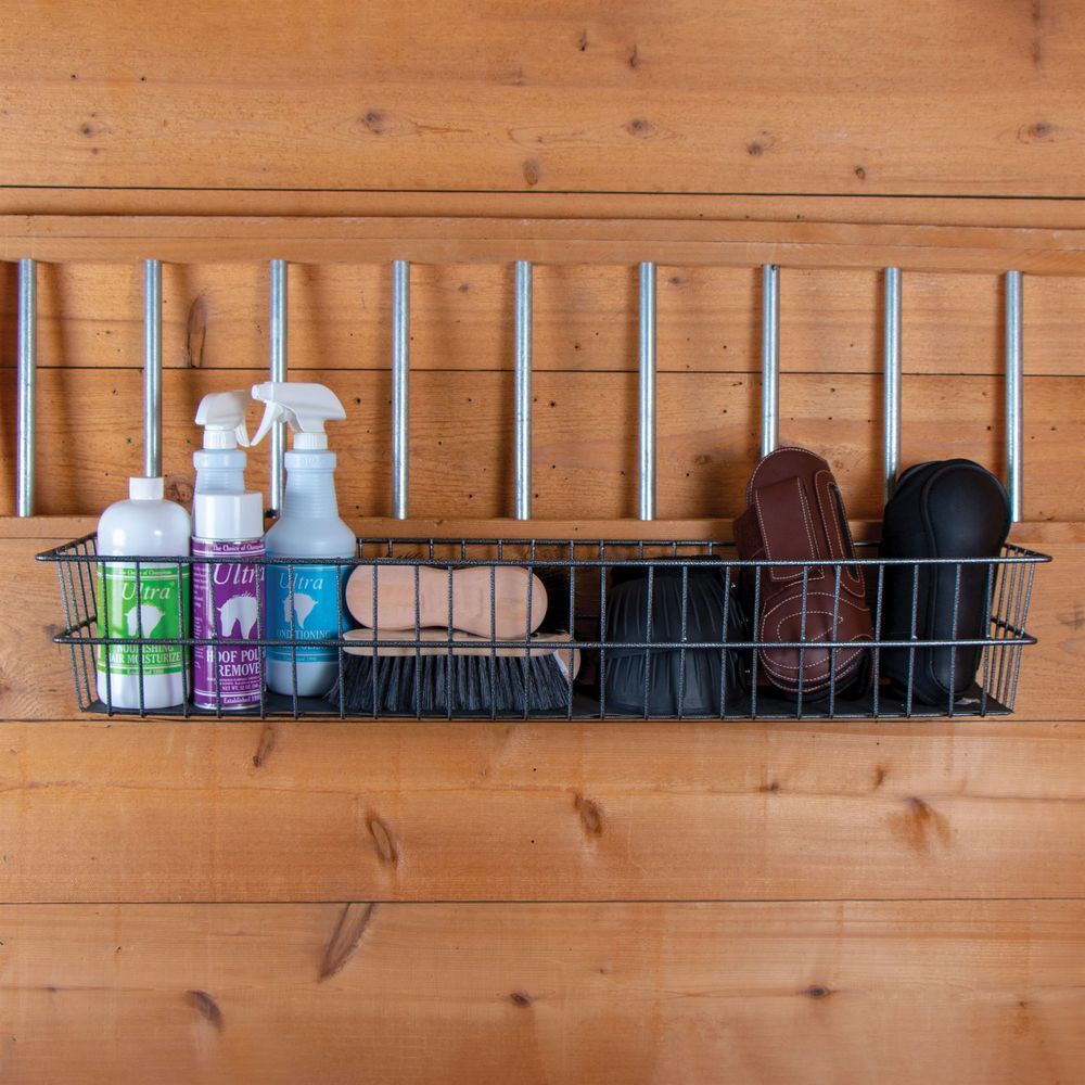 Easy-Up Pro Series Rail Basket | Convenient Size for Organizing Barn Items