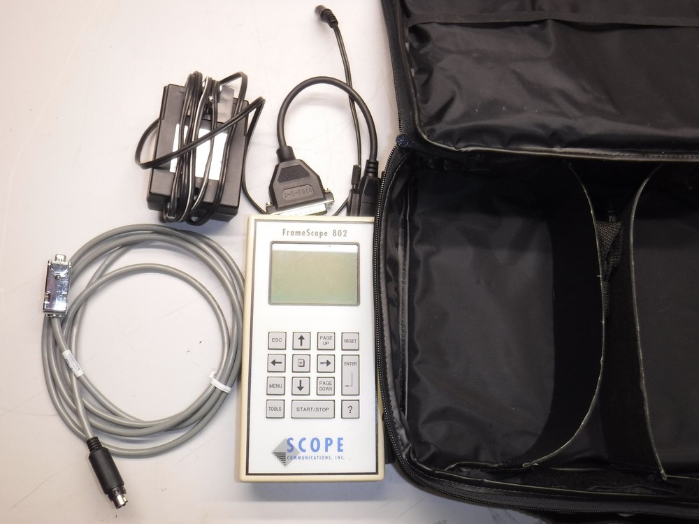 Frame Scope 802  Part #12016 with cables and power supply,W/case