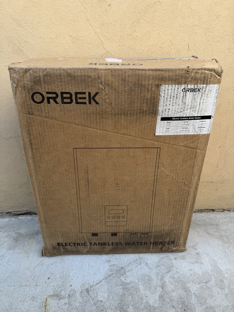 ORBEK 14kW Tankless Water Heater Electric 240V Instant Hot Water Heater For Bath