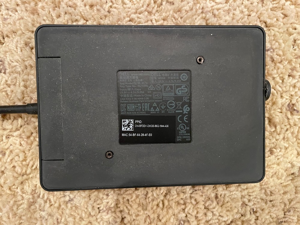 Dell USB-C Docking Station - K17A001