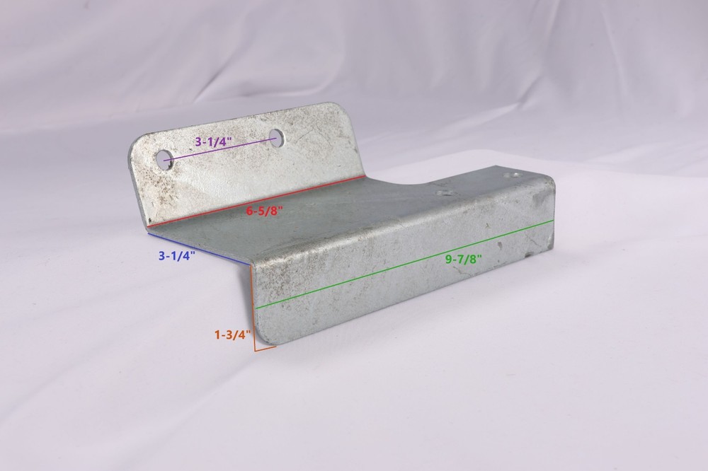 EZ Loader Galvanized Trailer Fender Mount Step Bracket PWC Jon Boats 12" Tires