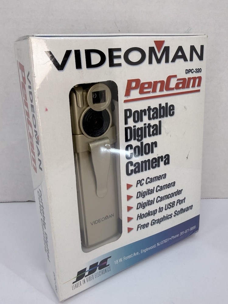 Videoman PenCam Portable Digital Color Camera PC Camera Graphic Software DPC-320