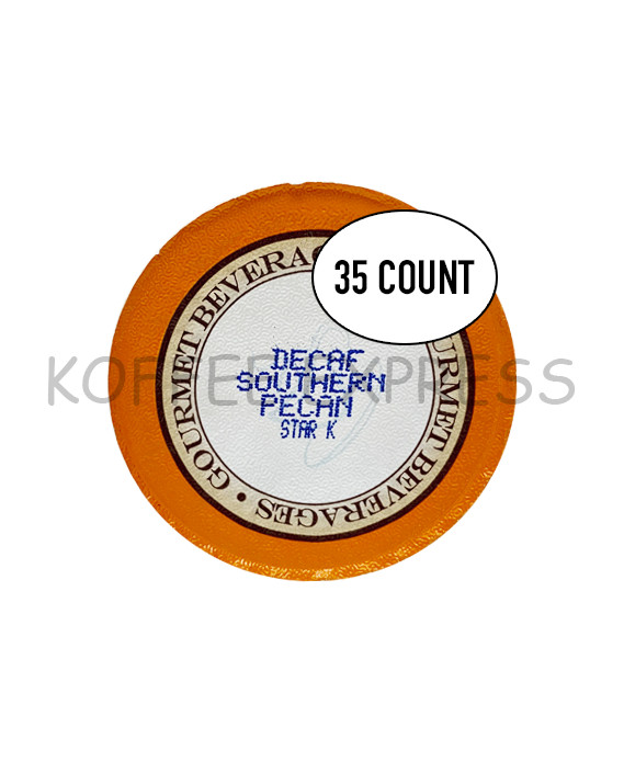 Southern Pecan Decaffeinated Ground Coffee, 35 Single Serve Cups