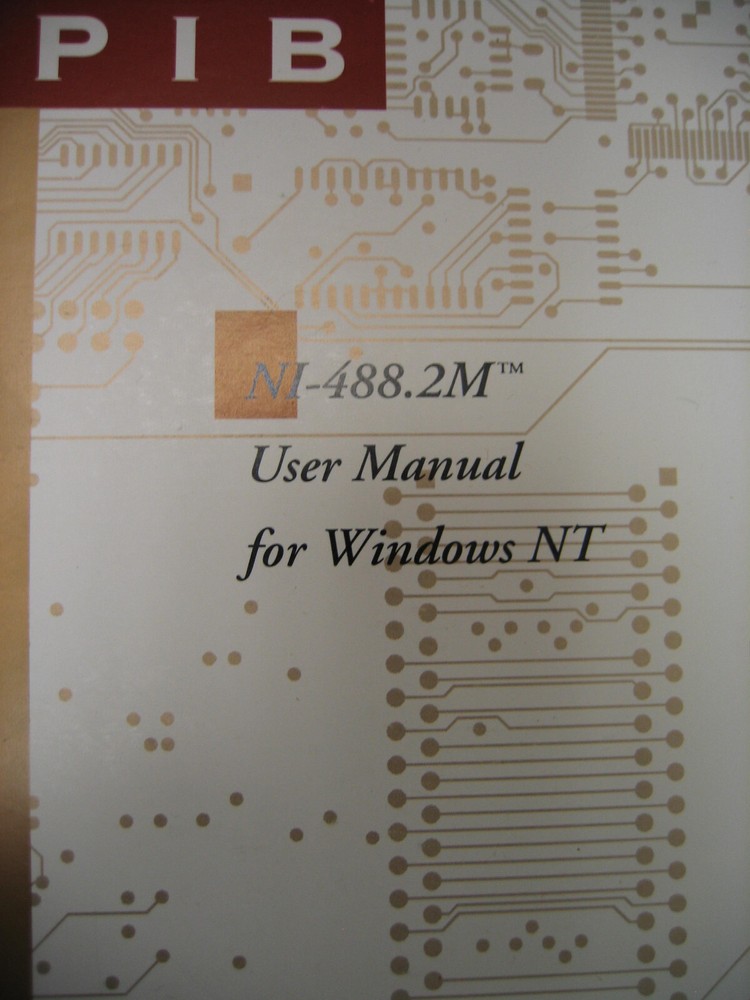 NATIONAL INSTRUMENT SN A54178 PCI-GPIB-1EEE 488.2 COMPUTER INTERFACE PC CARD