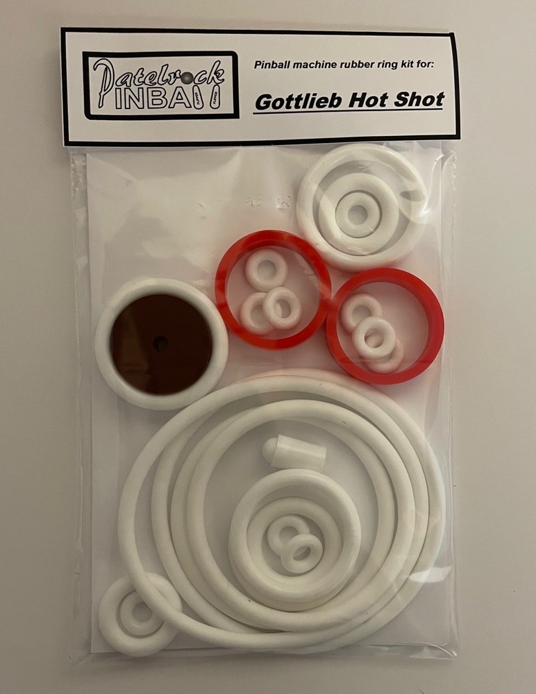 1973 Gottlieb Hot Shot Pinball Machine Rubber Ring Kit