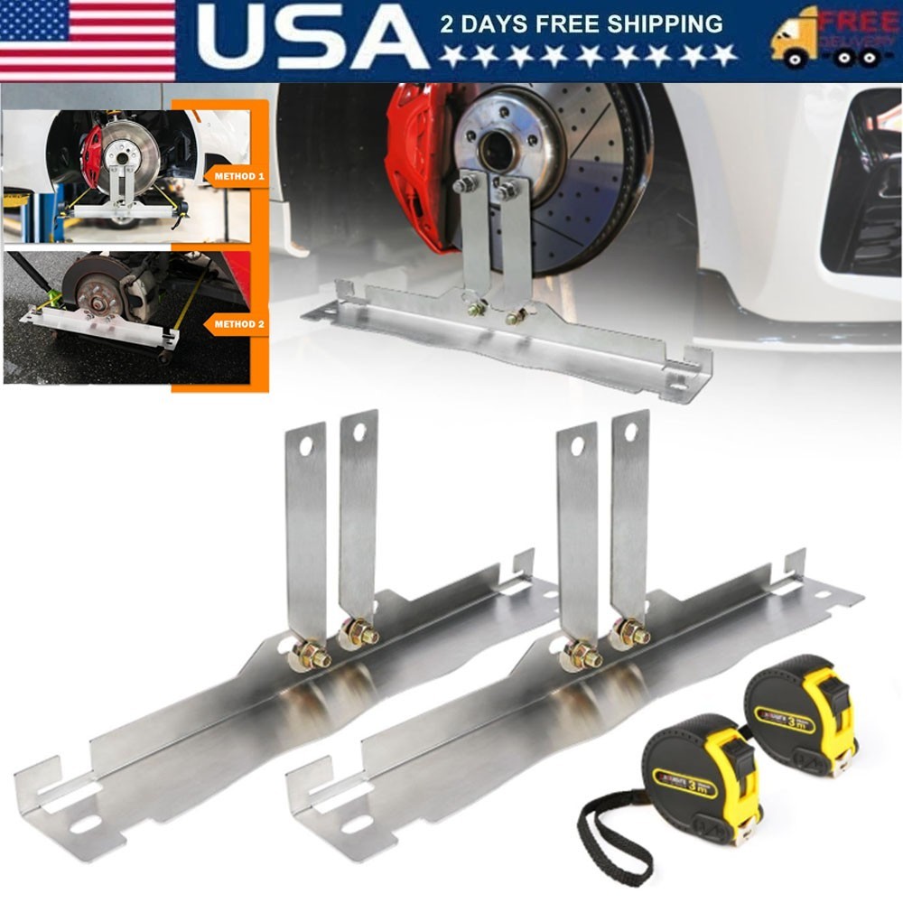 Upgraded Wheel Alignment Tool with Connection Sheet, Heavy Duty Stainless