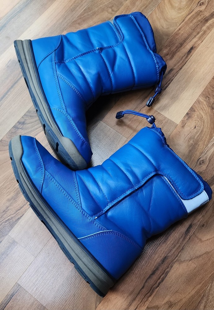 Lands End Boys Snow Boots Size 7M, Blue, Great Condition!