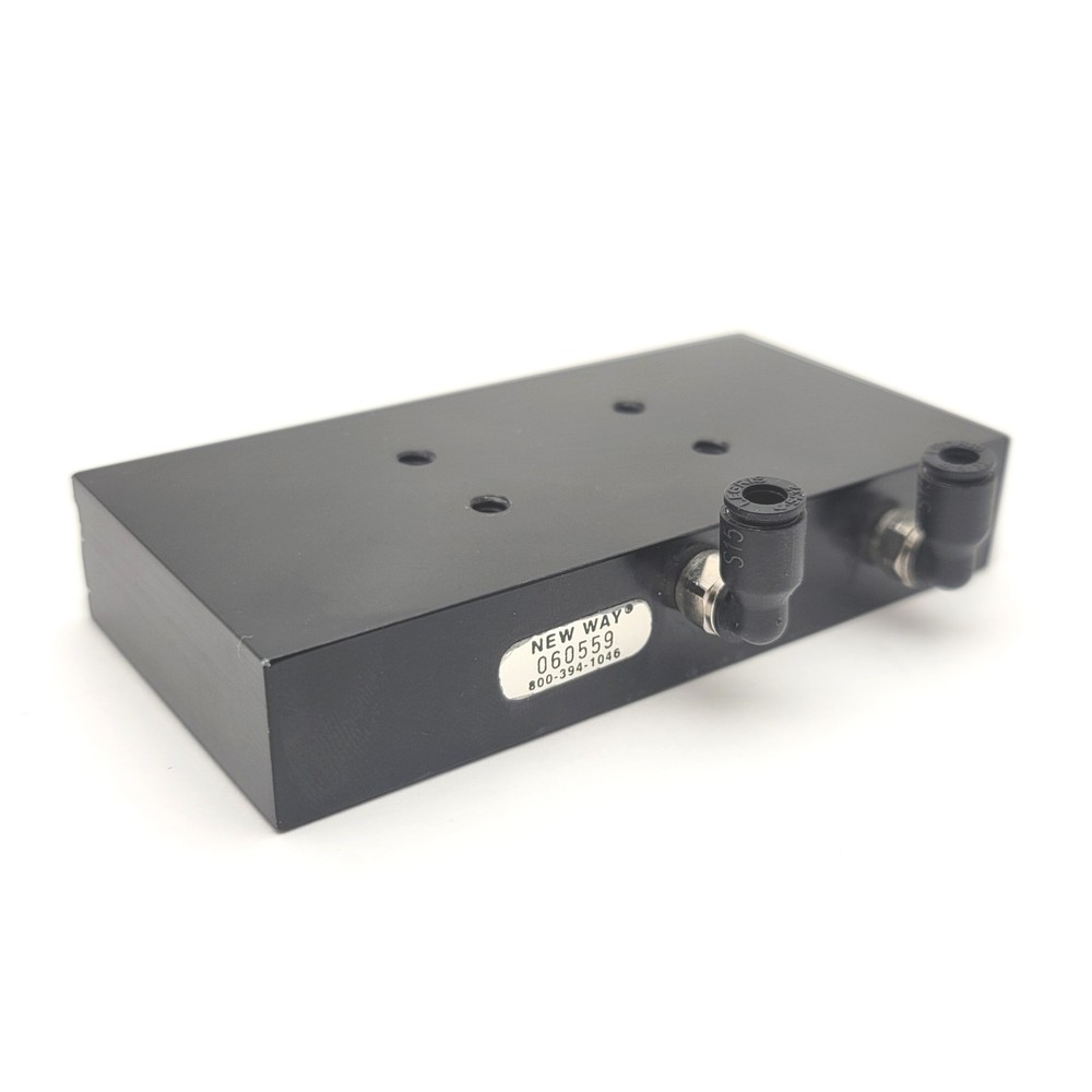New Way 060559 Flat Rectangular Air Bearing 50mm x 100mm, 10-32UNF