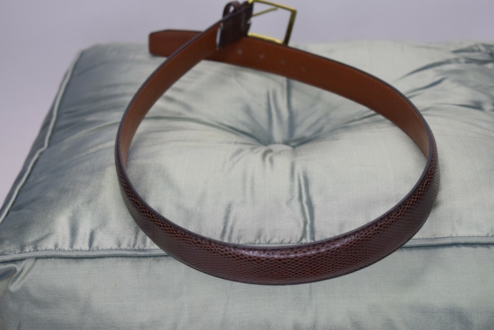 Women's Belt Brown Split Cowhide Leather Belt Size L