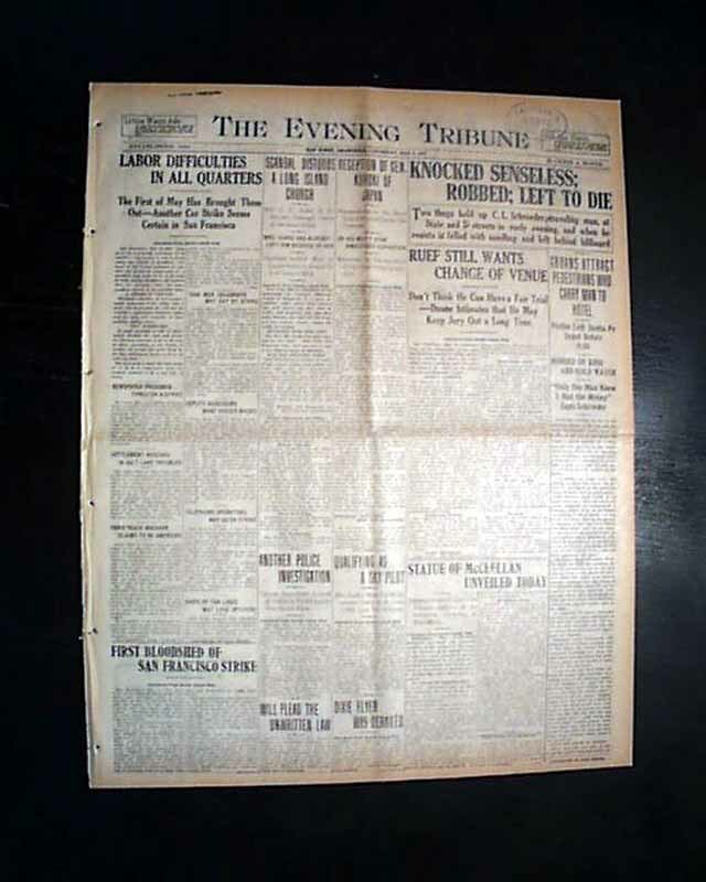 WRIGHT BROTHERS Early AIRPLANE Flying Machines Kittyhawk Testing 1907 Newspaper