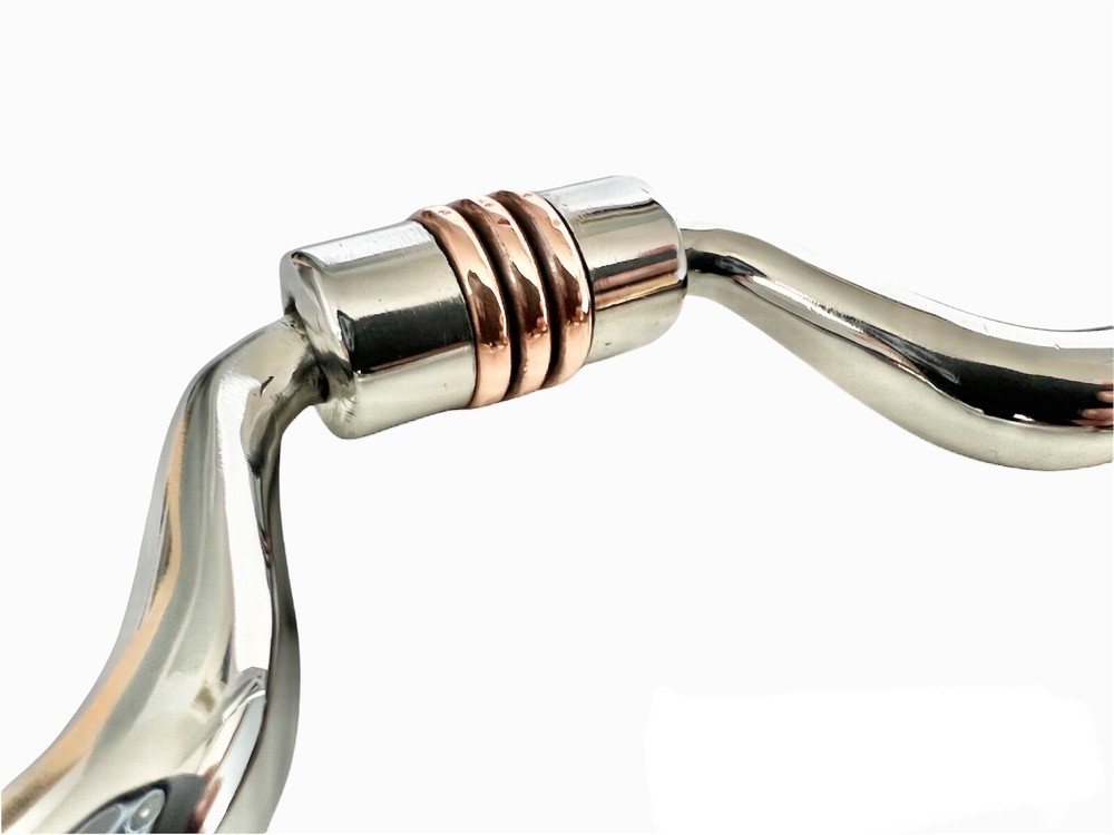 Full Cheek Low Port Copper Roller Comfort Snaffle Bit *SAME DAY DISPATCH*