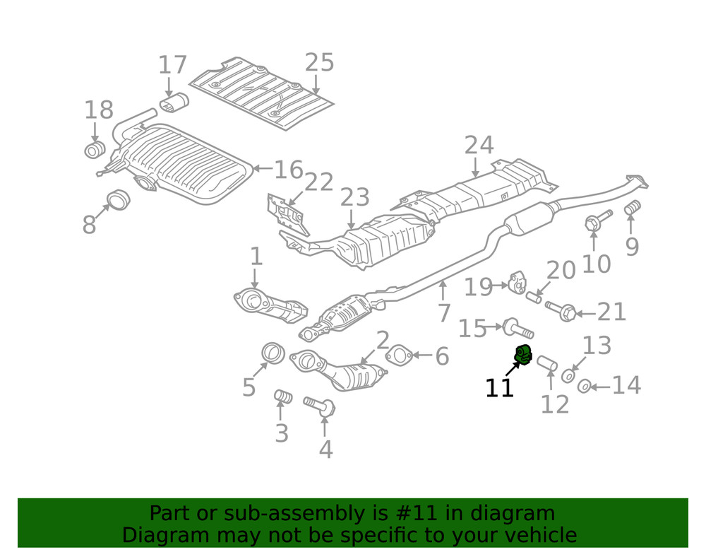 Genuine Mitsubishi Front Mount 1577A305