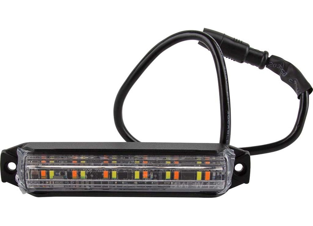 Arc Lighting BB6010B 4" Surface Mount LED Strobe Work Light Bar - Amber/White