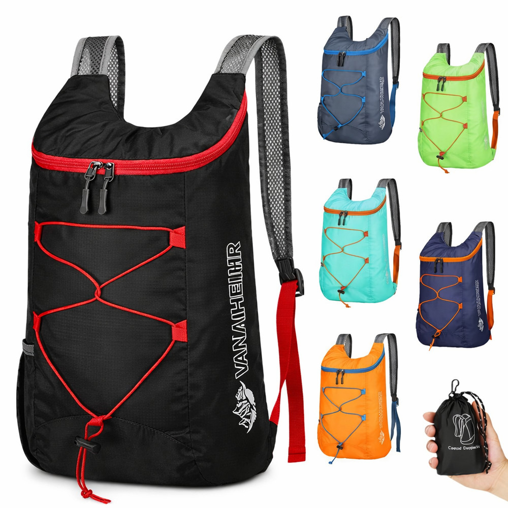 Foldable Lightweight Backpack Waterproof Travel Hiking Camping Packable Bag